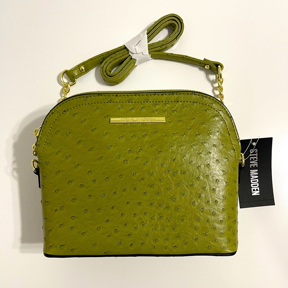 Steve Madden Croc-Embossed Faux Leather Crossbody